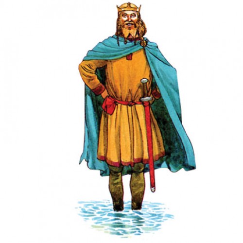 King Canute Cardboard Cutout