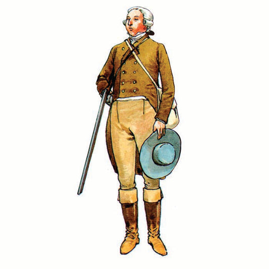 King George III Hunting Rifle Cardboard Cutout