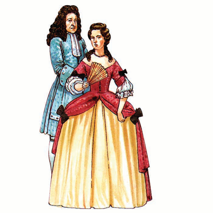 William III and Mary II Cardboard Cutout