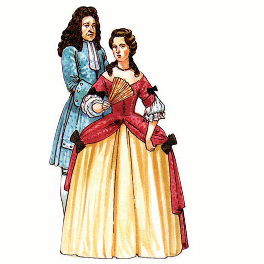 William III and Mary II Cardboard Cutout