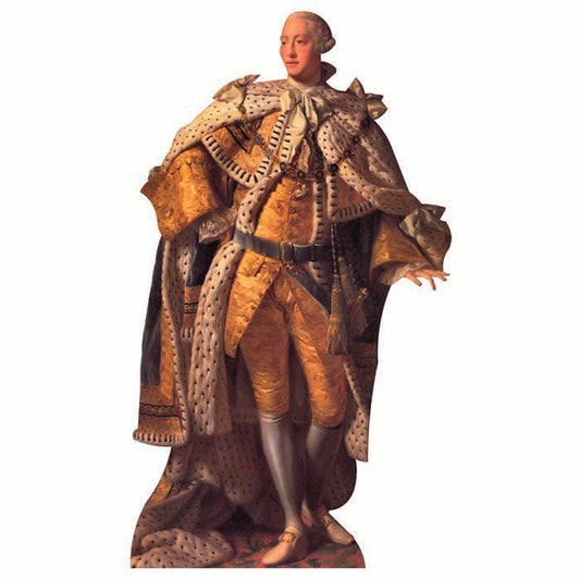 King George III Painting Cardboard Cutout