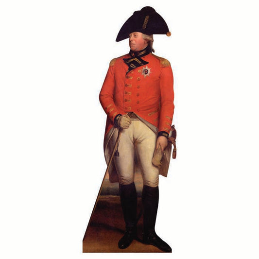King George III Military Cardboard Cutout