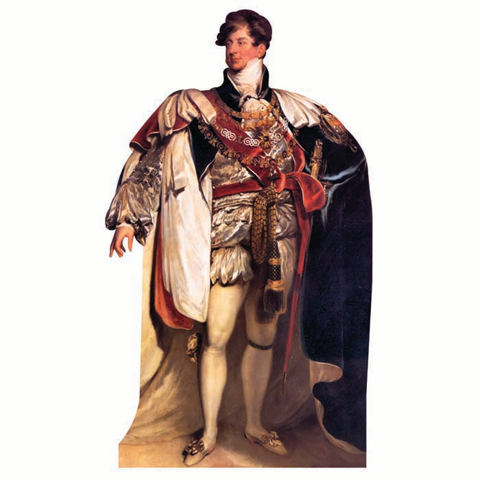 King George IV Cardboard Cutout