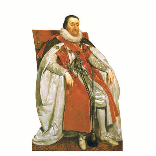 King James I Cardboard Cutout