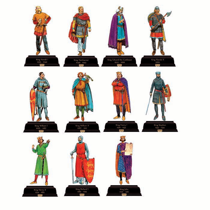 Kings and Queens 1035-1216 Cardboard Cutout