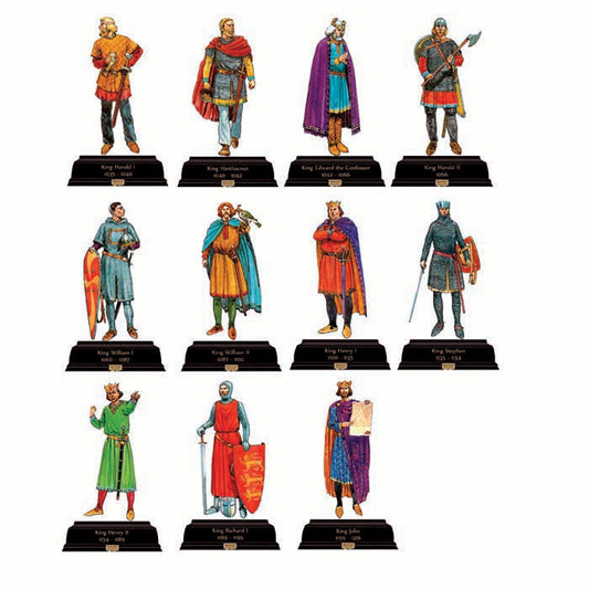 Kings and Queens 1035-1216 Cardboard Cutout