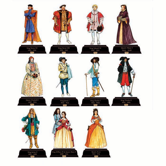 Kings and Queens 1485-1714 Cardboard Cutout