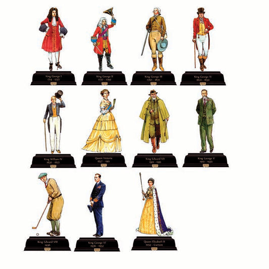 Kings and Queens 1714-Current Cardboard Cutout