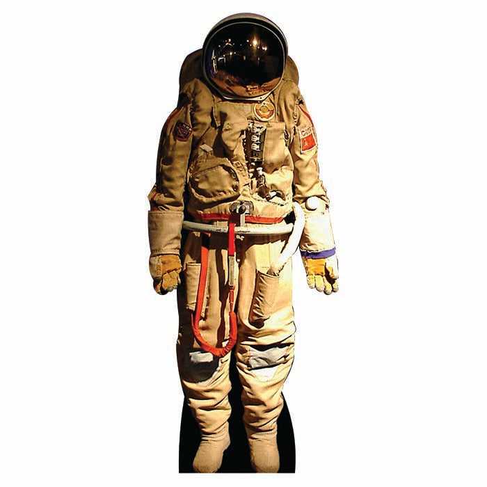 Russian Cosmonaut Space Suit Cardboard Cutout