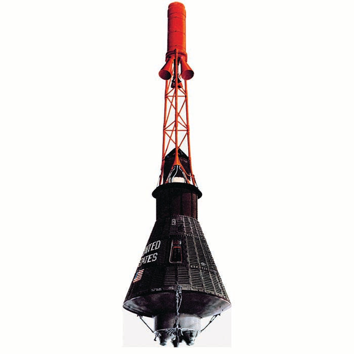 Mercury Space Capsule Cardboard Cutout