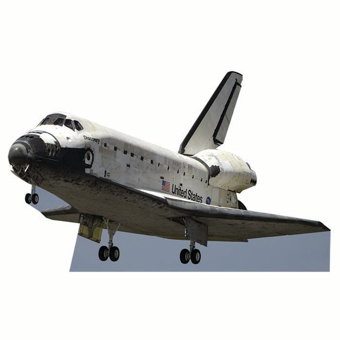 Space Shuttle Discovery Cardboard Cutout