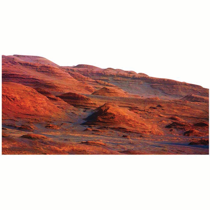 Mars Mount Sharp Cardboard Cutout