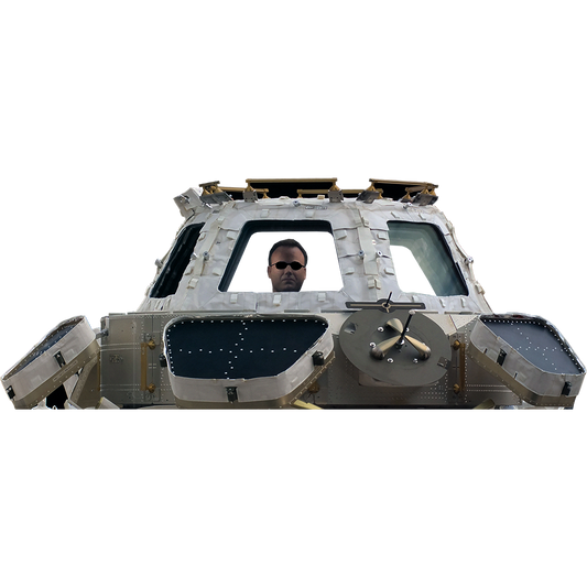 International Space Station ISS Cupola Observatory Module Outside Cardboard Cutout