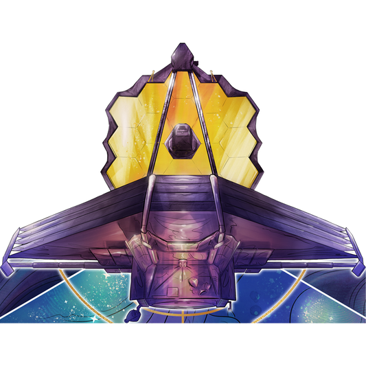 James Webb Space Telescope NASA Cardboard Cutout