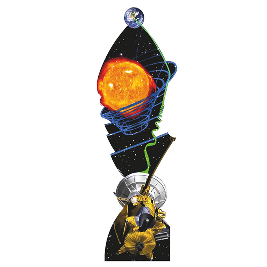 Cassini Space Probe Relativity Cardboard Cutout
