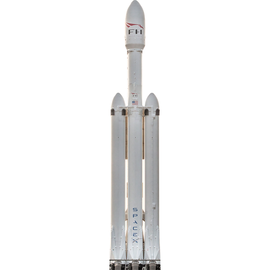SpaceX Falcon 9 Heavy Space Rocket Cardboard Cutout