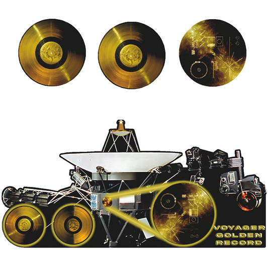 Voyager Golden Record Sounds of Earth Cardboard Cutout