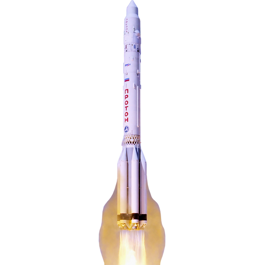 Soviet Proton Russian Space Race Rocket Launch Cardboard Cutout
