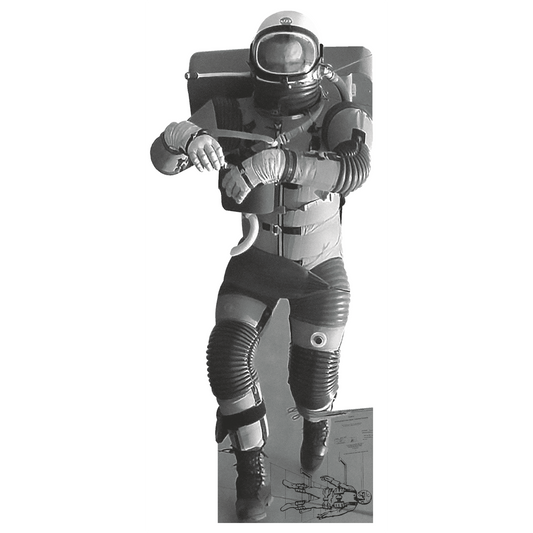 NASA Astronaut 1966 Lunar Gravity Space Suit Cardboard Cutout