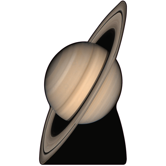 Tall Saturn at Angle NASA Astronomy 89inch Cardboard Cutout