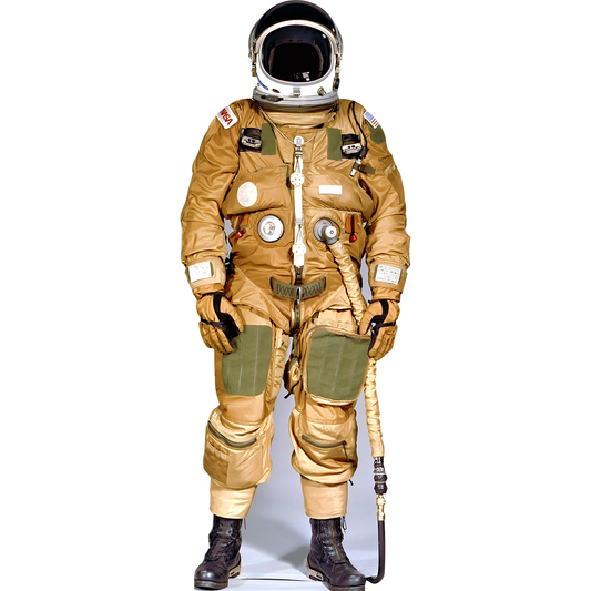 NASA Shuttle Ejection Escape Space Astronaut Suit Cardboard Cutout