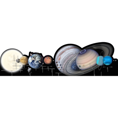 Solar System Planet Chart Cardboard Cutout