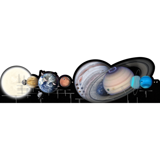 Solar System Planet Chart Cardboard Cutout