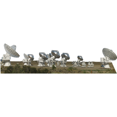 SETI Radio Telescope Array Cardboard Cutout