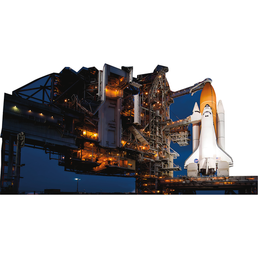 NASA Launch Pad 39A Atlantis Space Shuttle Cardboard Cutout