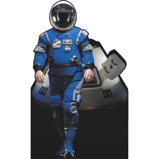 Boeing Starliner NASA Astronaut Stuck In Space Cardboard Cutout