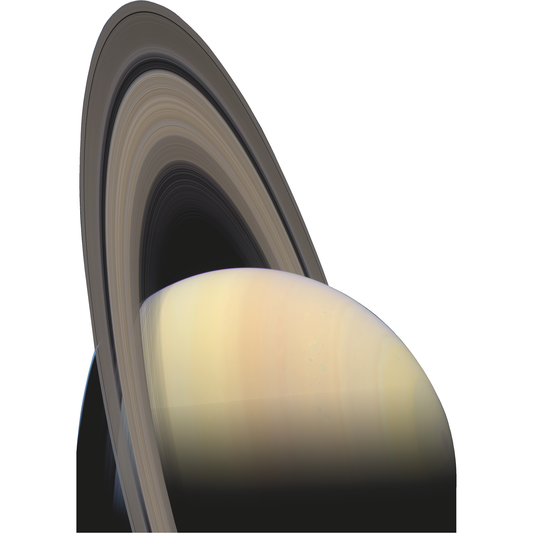 Saturn Landscape Backdrop NASA Astronomy Space Exploration Cardboard Cutout