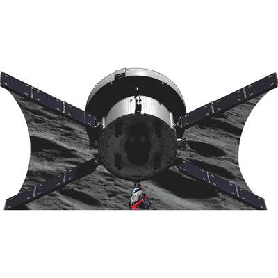 Artemis II Mission Orion Spacecraft Lunar Orbit Cardboard Cutout