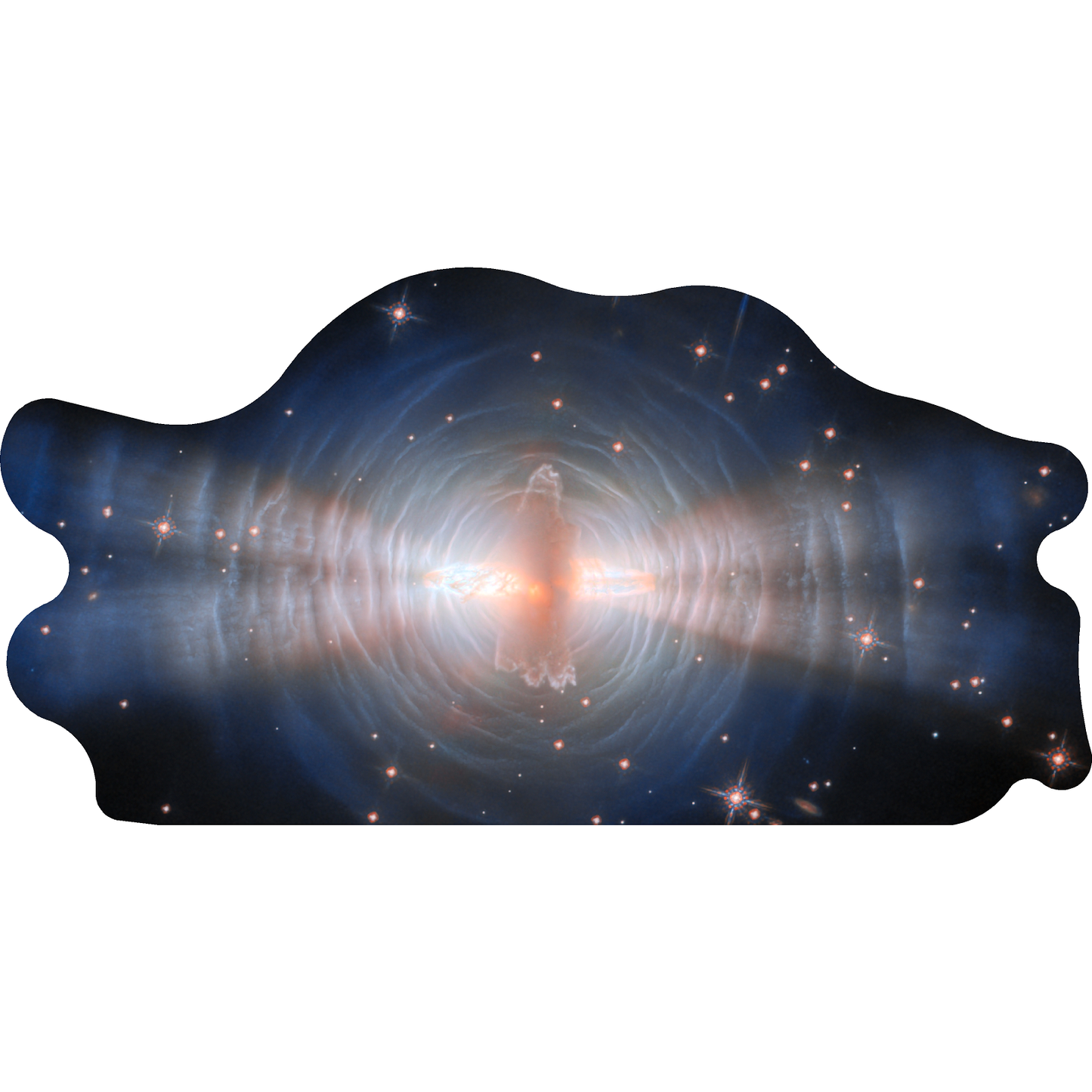 Egg Nebula Hubble Deep Field NASA Cardboard Cutout