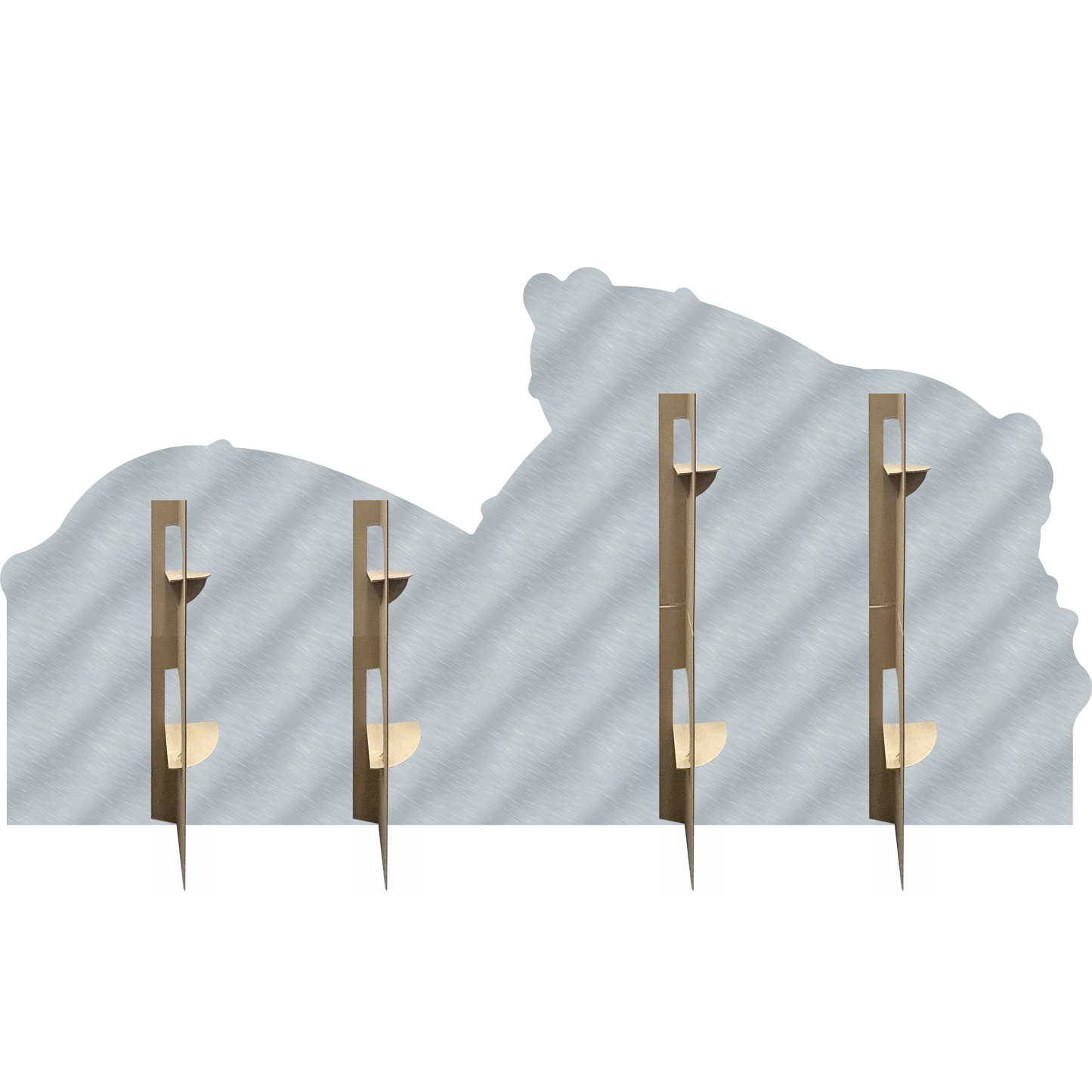 Artemis II Earth Moon Mission Path Cardboard Cutout