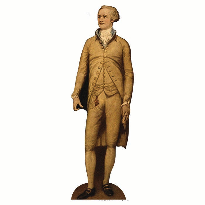 Alexander Hamilton Cardboard Cutout