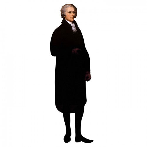 Alexander Hamilton Black Cloak Cardboard Cutout