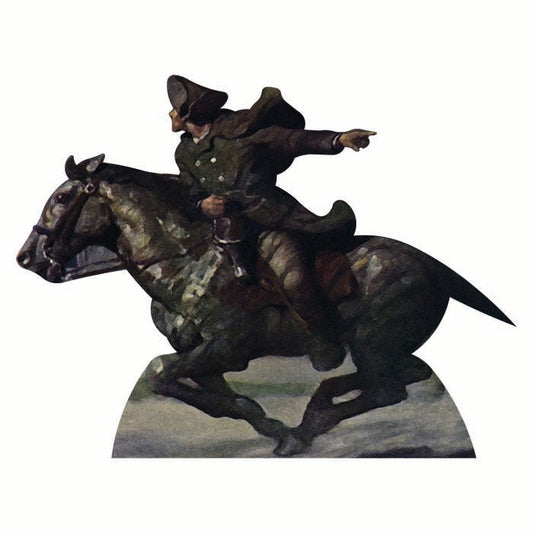 Paul Revere On Horse Cardboard Cutout