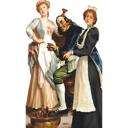 Ladies Man - Benjamin Franklin Cardboard Cutout
