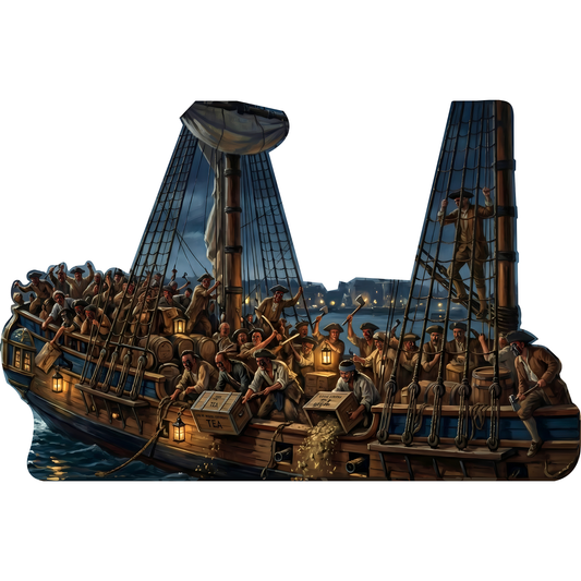 American History Boston Tea Party Protest Ship Cardboard Cutout Standee Standup