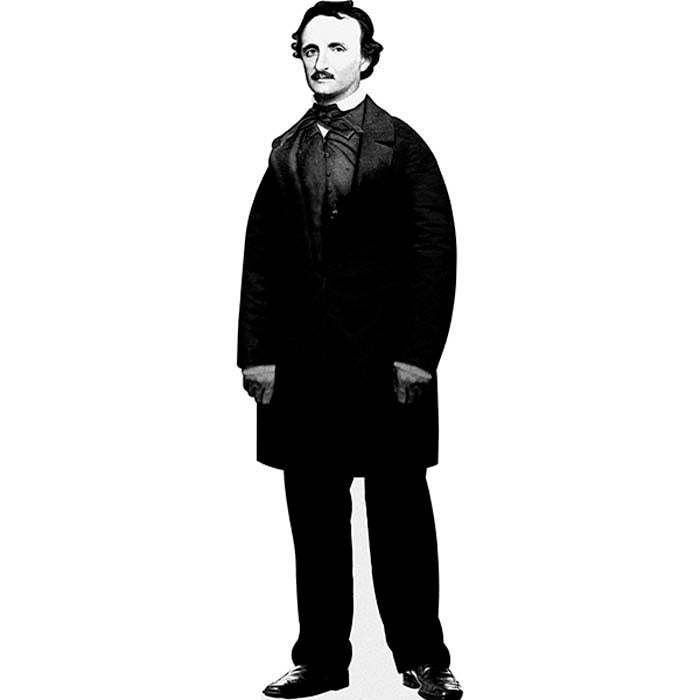 Edgar Alan Poe Cardboard Cutout