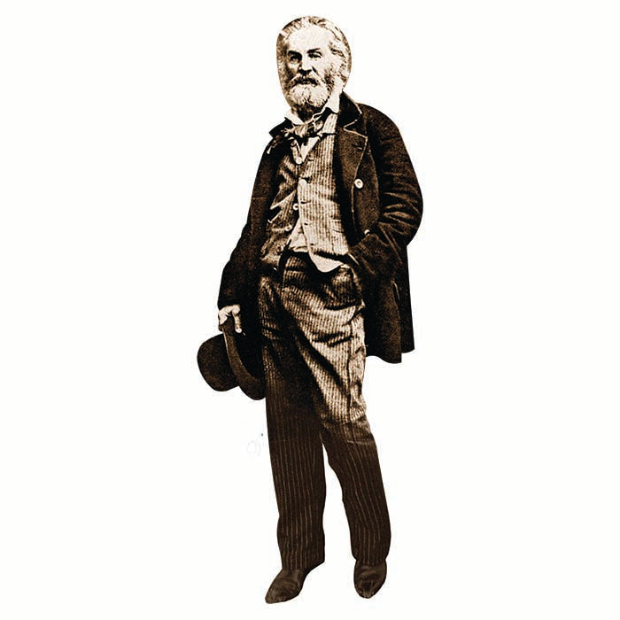 Walt Whitman Cardboard Cutout