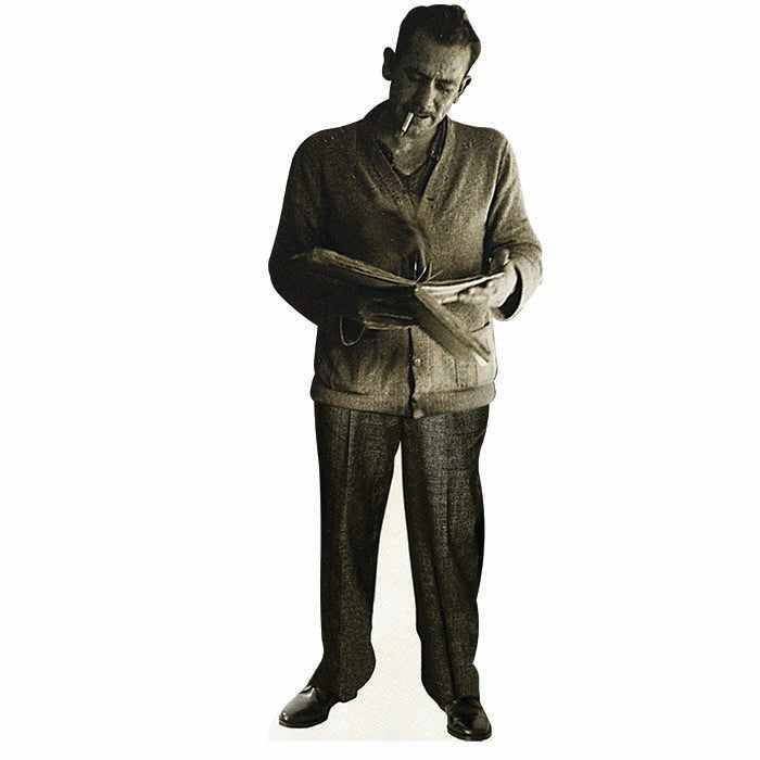 John Steinbeck Cardboard Cutout