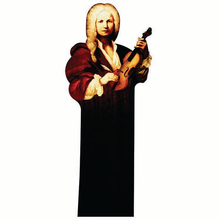 Antonio Vivaldi Cardboard Cutout