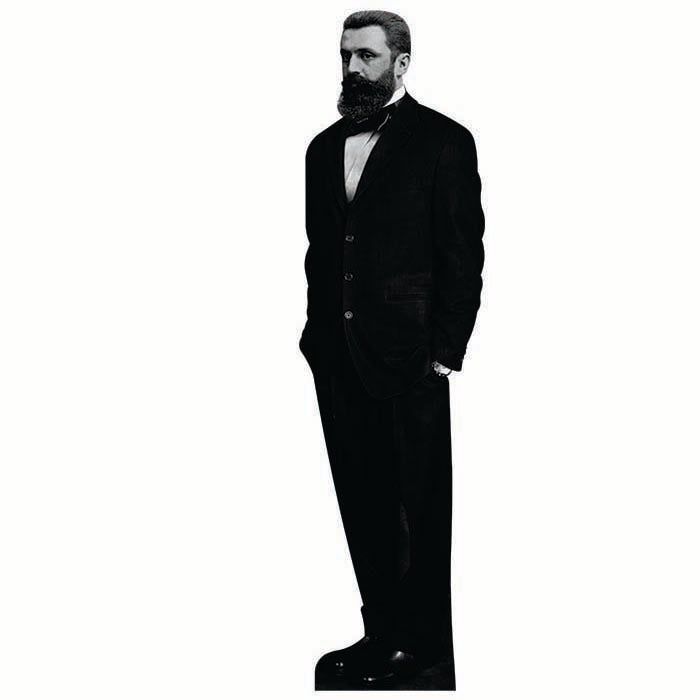 Theodor Herzi Cardboard Cutout
