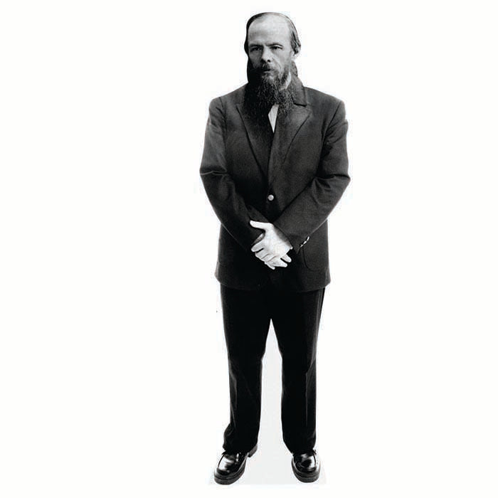 Fyodor Dostoyevsky Cardboard Cutout