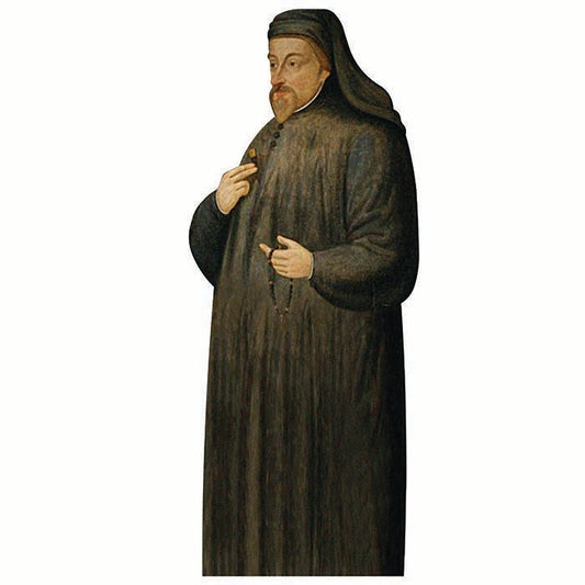 Geoffrey Chaucer Cardboard Cutout