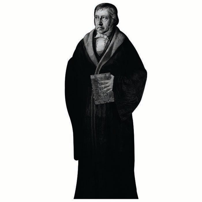 Georg Wilhelm Friedrich Hegel Cardboard Cutout