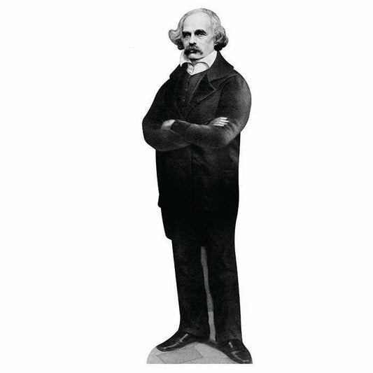 Nathaniel Hawthorne Cardboard Cutout