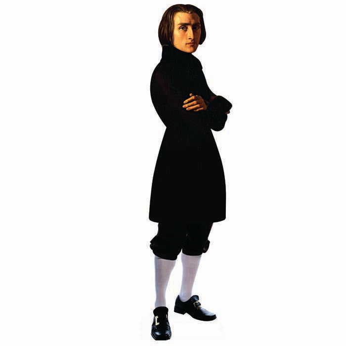 Franz Liszt Cardboard Cutout