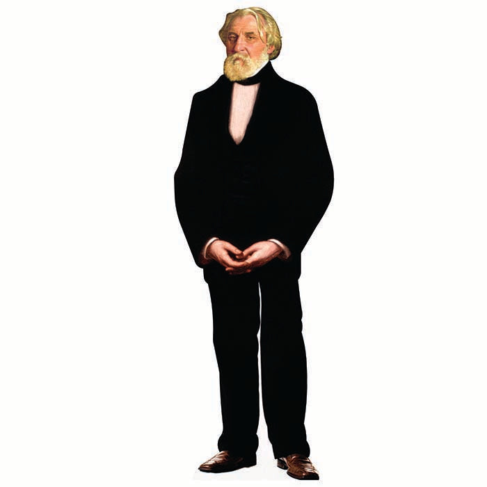 Ivan Turgenev Cardboard Cutout
